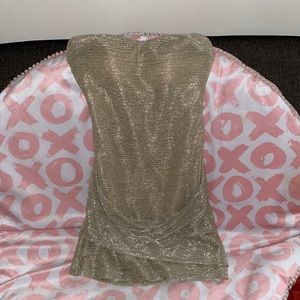 Wet Seal Small Strapless Mini Dress.